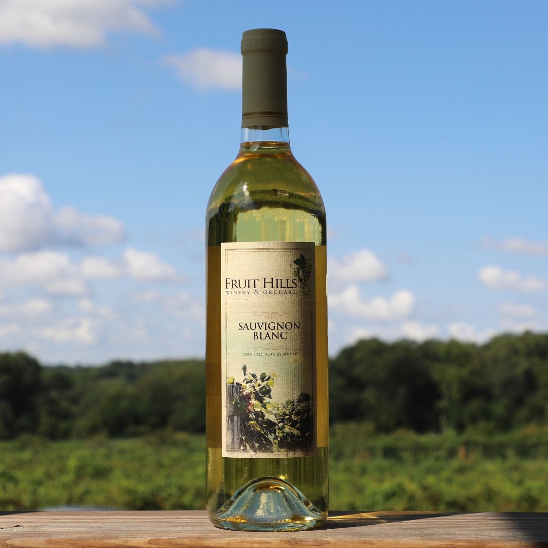 Sauvignon Blanc Fruit Hills Winery and Orchard in Bristol, Indiana